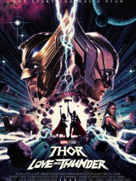 affiche du film Thor Love and Thunder 