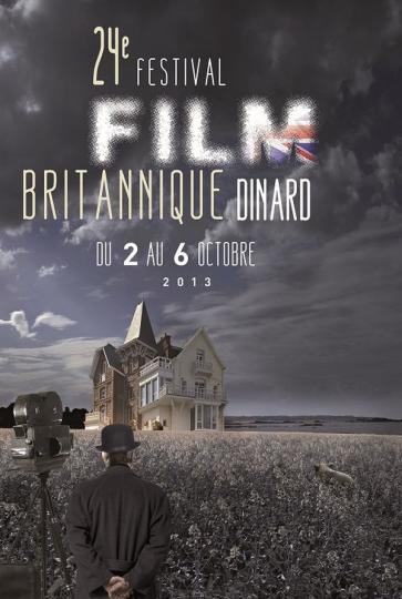 affiche Festival du film Britannique de Dinard. 