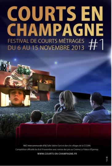 affiche Festival Courts en Champagne