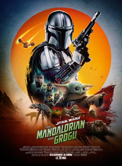 affiche Star Wars le Mandalorien et Grogu