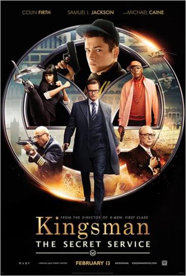 affiche Matthew Vaughn, Taron Egerton et Colin Firth pour Kingsman