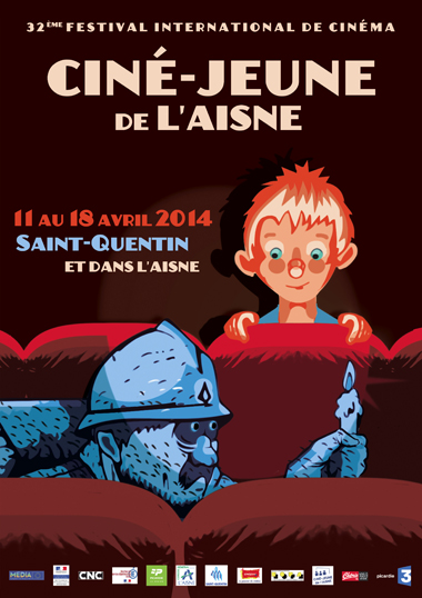 affiche 32ème Festival International du cinéma dans l'Aisne