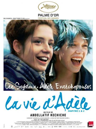 affiche La vie d'Adèle – chapitres 1 & 2