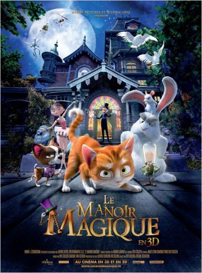 affiche Le manoir Magique 3D