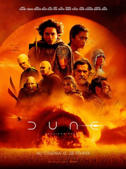 affiche du film Dune, deuxième partie