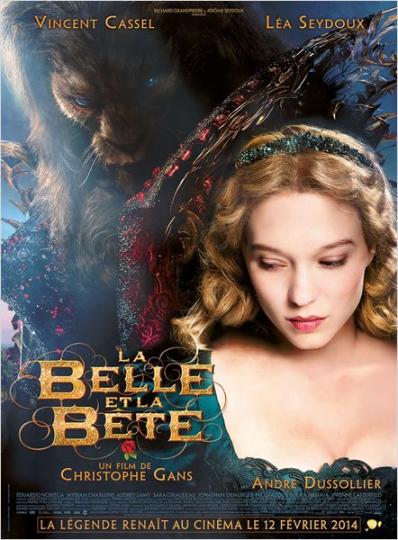 affiche La belle et la bête 