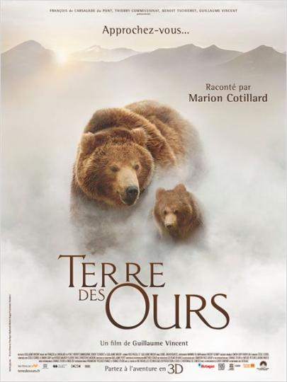 affiche Terre des ours 3D