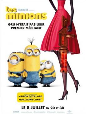 affiche du film Les Minions 3D 